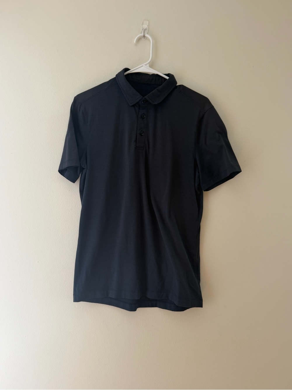 lululemon athletica Men's Black Tech Polo